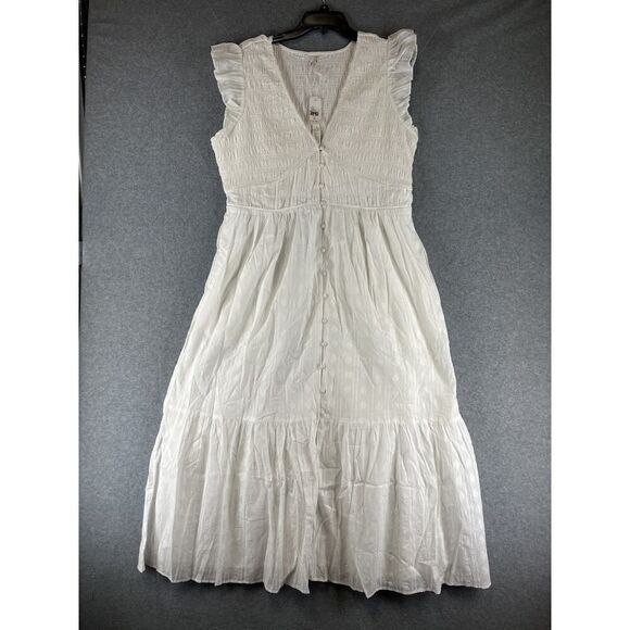 Anthropologie Dresses & Skirts - Anthropologie The Peregrine Midi Dress Size XL White